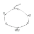 Elanza Simulated Diamond (1.06 Ct) Sterling Silver Bracelet (Size 7 Adjustable) 1.06 ctw - Sticky add to cart bar
