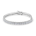 Elanza Simulated Diamond (26.50 Ct) Sterling Silver Bracelet (Size 7.00 In) 26.50 ctw - Sticky add to cart bar