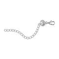 Sterling Silver Round Shape Magnetic Lock Extender 2 Inches 2.20 Grams - Sticky add to cart bar