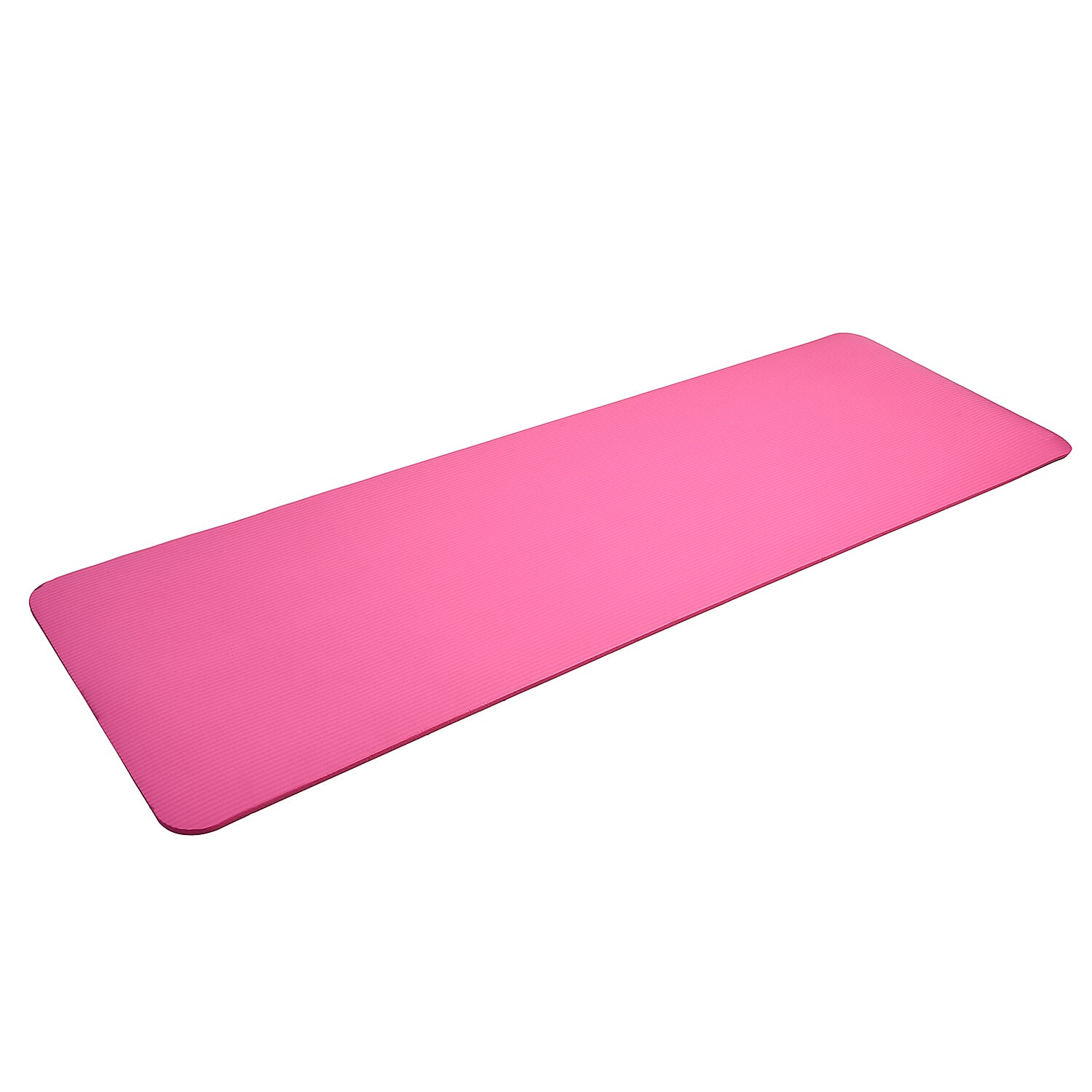 Pink Moisture Resistant NBR Yoga Mat with Strap (74.02"x24.02"x0.5")