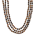 Tigers Eye Beaded Endless Necklace (60 Inches) 384.50 ctw - Sticky add to cart bar