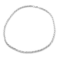 Rope Chain Necklace (24.50 in) in Stainless Steel 59.15 Grams