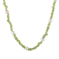 250 ctw Freshwater Pearl and Orissa Rhodolite Garnet Beaded Necklace 36 Inch
