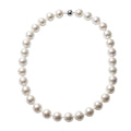 Red Color Shell Pearl 15-17mm Necklace 22 Inch with Magnetic Lock in Sterling Silver - Sticky add to cart bar
