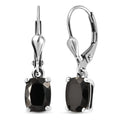 Silver Shungite 1.75 ctw Earrings in Platinum Over Sterling Silver - Sticky add to cart bar
