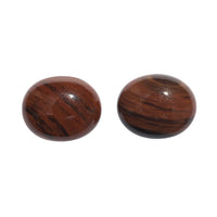 Coffee Obsidian Set of 2 (Ovl 12x10 mm) 3.18 ctw