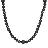 343.93 ctw Shungite Beads Endless Necklace 30 Inch