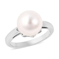Galatea Bible Pearl Collection with Momento Technology South Sea White Cultured Pearl 10-11mm Ring in Sterling Silver (Size 7.0) - Sticky add to cart bar