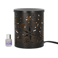 Handcrafted Iron Tree of Life Pattern Lamp with Cotton Fresh Fragrance (4.7x3.5) 5ml  Bottle - Sticky add to cart bar