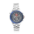 GAMAGES OF LONDON Automatic Self Wind Movement Limited Edition Hand Assembled Astronomer Watch in Stainless Steel - Sticky add to cart bar