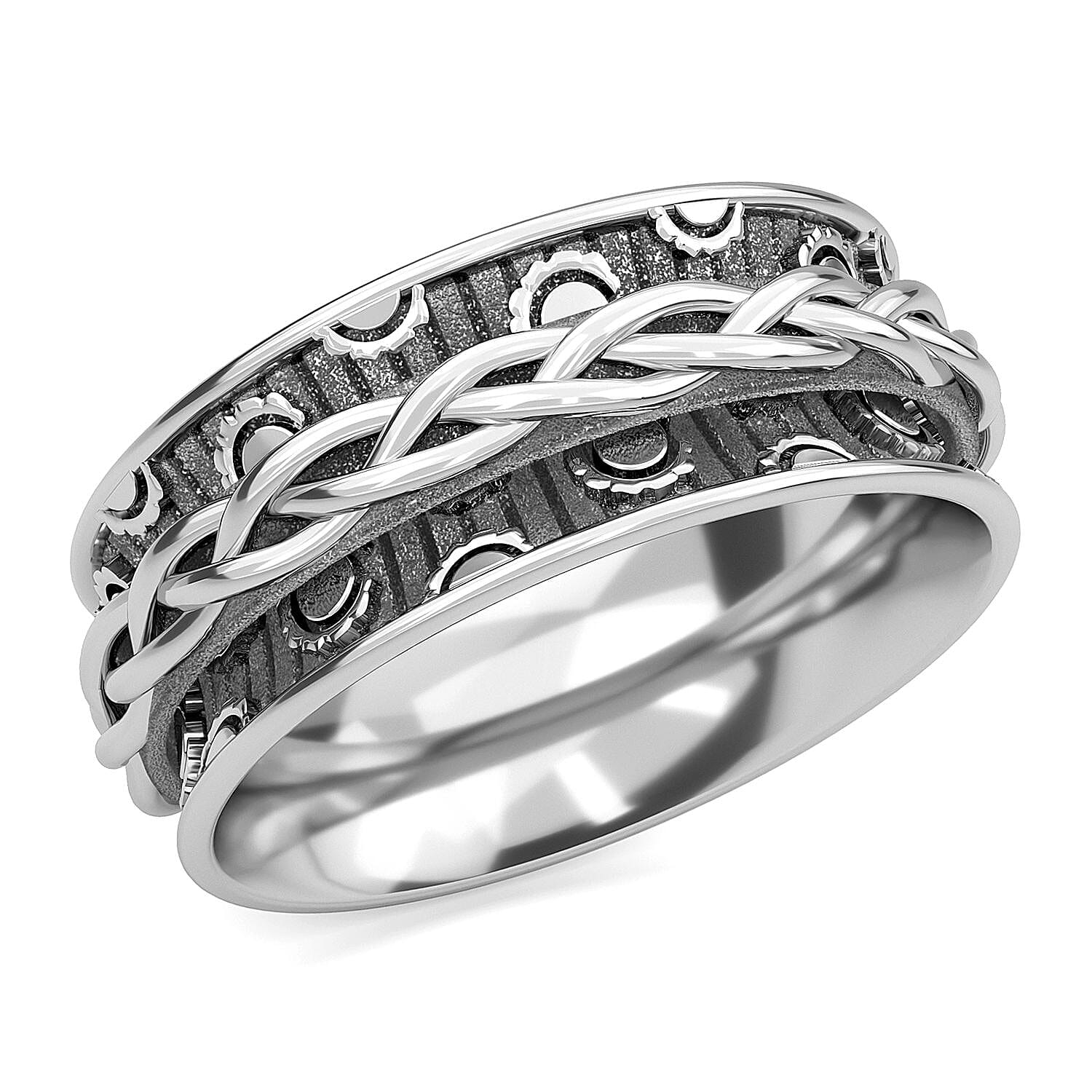 Sterling Silver Ring (Size 11.0) 7.40 Grams