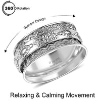 D'Joy Sterling Silver Ring (Size 9.0)