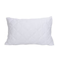 HOMESMART White Microfiber Quilted Magnet Pillow with Removable Cotton Cover - Full (Standard) - Sticky add to cart bar