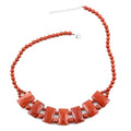 322.00 ctw Red Jasper Necklace 18-20 Inches in Stainless Steel - Sticky add to cart bar