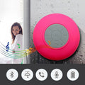 Closeout Wireless Bluetooth Stereo Shower Speaker with Suction Cup and Built-in Mic - Pink - Sticky add to cart bar