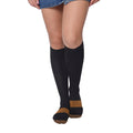 Set of 4 Pairs Black 5% Copper Nylon and 95% Spandex Copper Fit Socks (S/M) - Sticky add to cart bar