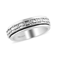 Spinner Ring in Sterling Silver 4 Grams