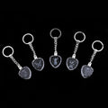 Set of 5 Crystal LED Heart Keychains (3xAG1 Battery included) - Sticky add to cart bar