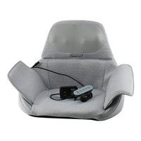 Light Grey Foldable Massage Chair with Remote Control (17.3x18x13)