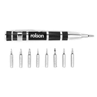 Rolson 9 in 1 Pecision Screwdriver and Bit Set