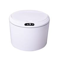 White Smart Touchless Trash Cans (5.11'x7') (2xAAA Not Included)
