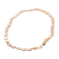 AAA Peach Coin Freshwater Cultured Pearl Necklace (30 Inches) - Sticky add to cart bar