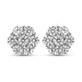 Lustro Stella Finest CZ Earrings in PlatInum Over Sterling Silver 1.60 ctw - Sticky add to cart bar