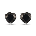 Silver Shungite 1.50 ctw Earrings in Platinum Over Sterling Silver - Sticky add to cart bar
