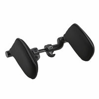 Black Car Sweat-resistant Sleeping Headrest with Side Wings, 180 Degree Adjustable Neck Rest Pillow, Soft Memory Foam, Mountable on Car Seat
