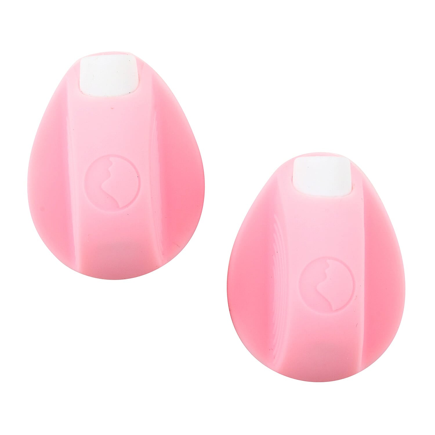 Set of 2 Pink Silicone Cleansing Brush (1.97"x1.57")