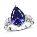 RHAPSODY 950 Platinum AAAA Tanzanite, Diamond (E-F, VS2) (0.30 cts) Ring (6.75 g) 5.60 ctw - Sticky add to cart bar