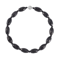 568 ctw Shungite Necklace 18 Inches in Sterling Silver