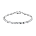 Moissanite Tennis Bracelet in Sterling Silver (7.25 In) 4.60 ctw - Sticky add to cart bar