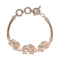 Elephant Bracelet 14K Rose Gold Over Copper (7.25 In) - Sticky add to cart bar