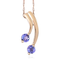 Tanzanite Pendant in 9K Yellow Gold