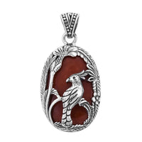 BALI LEGACY Green Jade Pendant iin Sterling Silver (8 g) 24.00 ctw