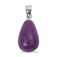 9.50 ctw Phosphosiderite Pendant in Rhodium Over Sterling Silver