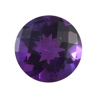 AA Lusaka Amethyst (Rnd 12 mm) 4.66 ctw Loose Gemstone