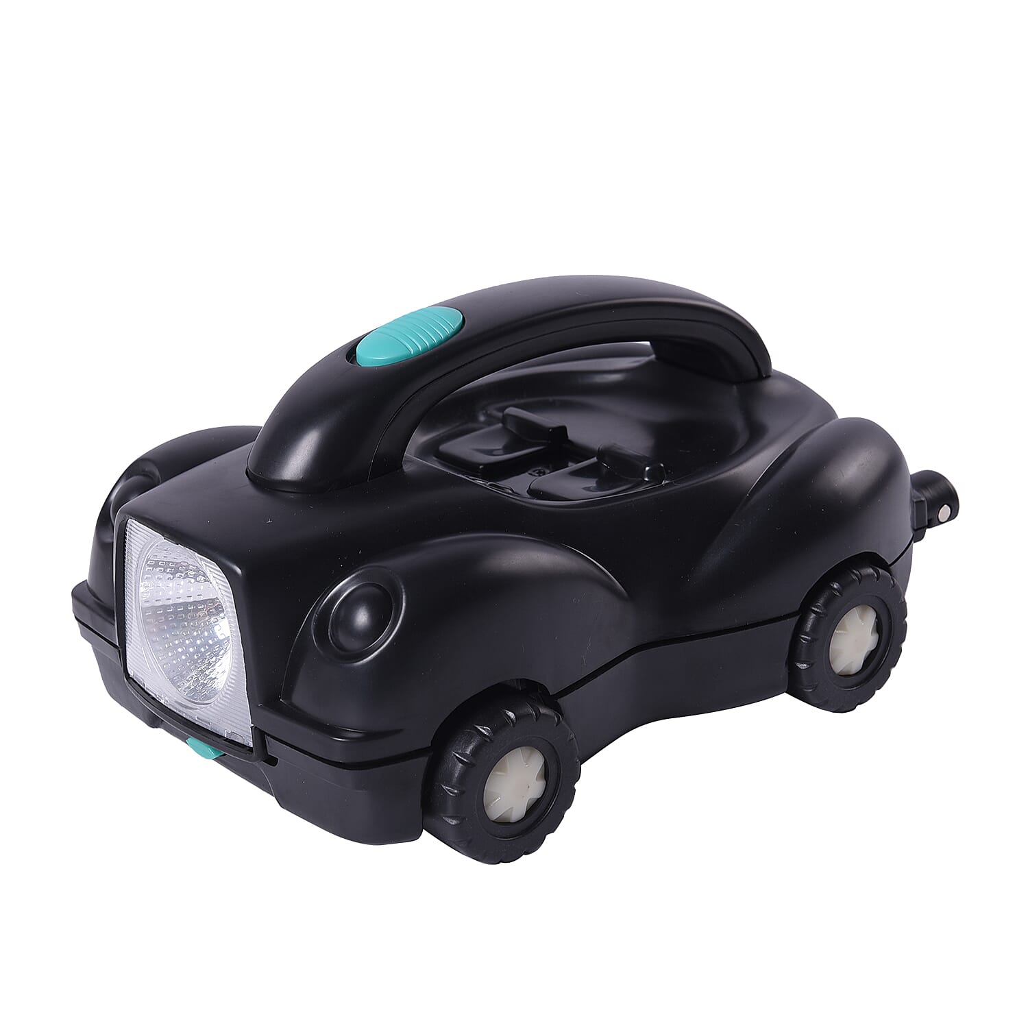 Portable Flashlight Car Tool Box Set (1 Handle, 1 Prolong Bar, 4 Precision Screwdrivers, 8 Sockets, 10 Bits)