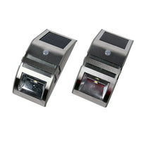 HOMESMART Set of 2 Solar Motion Sensor Wall Light (3'x1.97'x6.69')