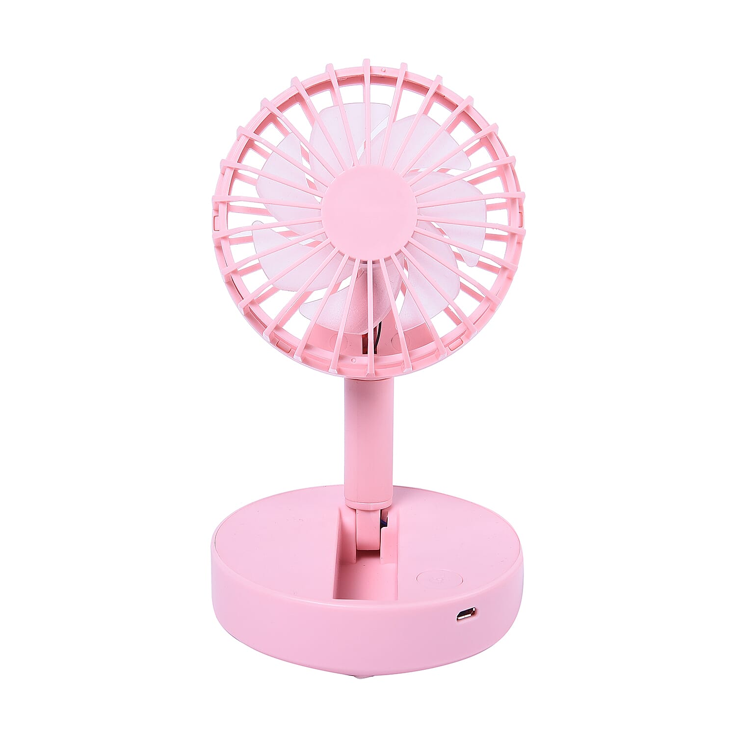 Pink Foldable Mini Fan (4xAAA Not Included)