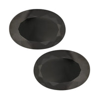 AAAA Shungite Set of 2 (Ovl 14x10 mm) 7.00 ctw