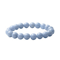 Angelite 9-11mm Beaded Stretch Bracelet 154.50 ctw