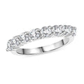 Lustro Stella Finest CZ 3.00 ctw Ring in Platinum Over Sterling Silver - Sticky add to cart bar
