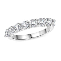 Lustro Stella Finest CZ 3.00 ctw Ring in Platinum Over Sterling Silver