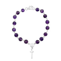 Amethyst Bracelet in Sterling Silver (7.25 In) 22.75 ctw