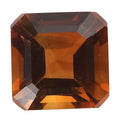 Asscher Cut Brazilian Cherry Citrine (Oct 7x7 mm) 1.61 ctw Loose Gemstone - Sticky add to cart bar