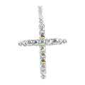 Jet Color Crystal Pendant in Sterling Silver - Sticky add to cart bar