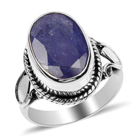Tanzanite Ring in Sterling Silver (Size 7.0) 6.50 ctw