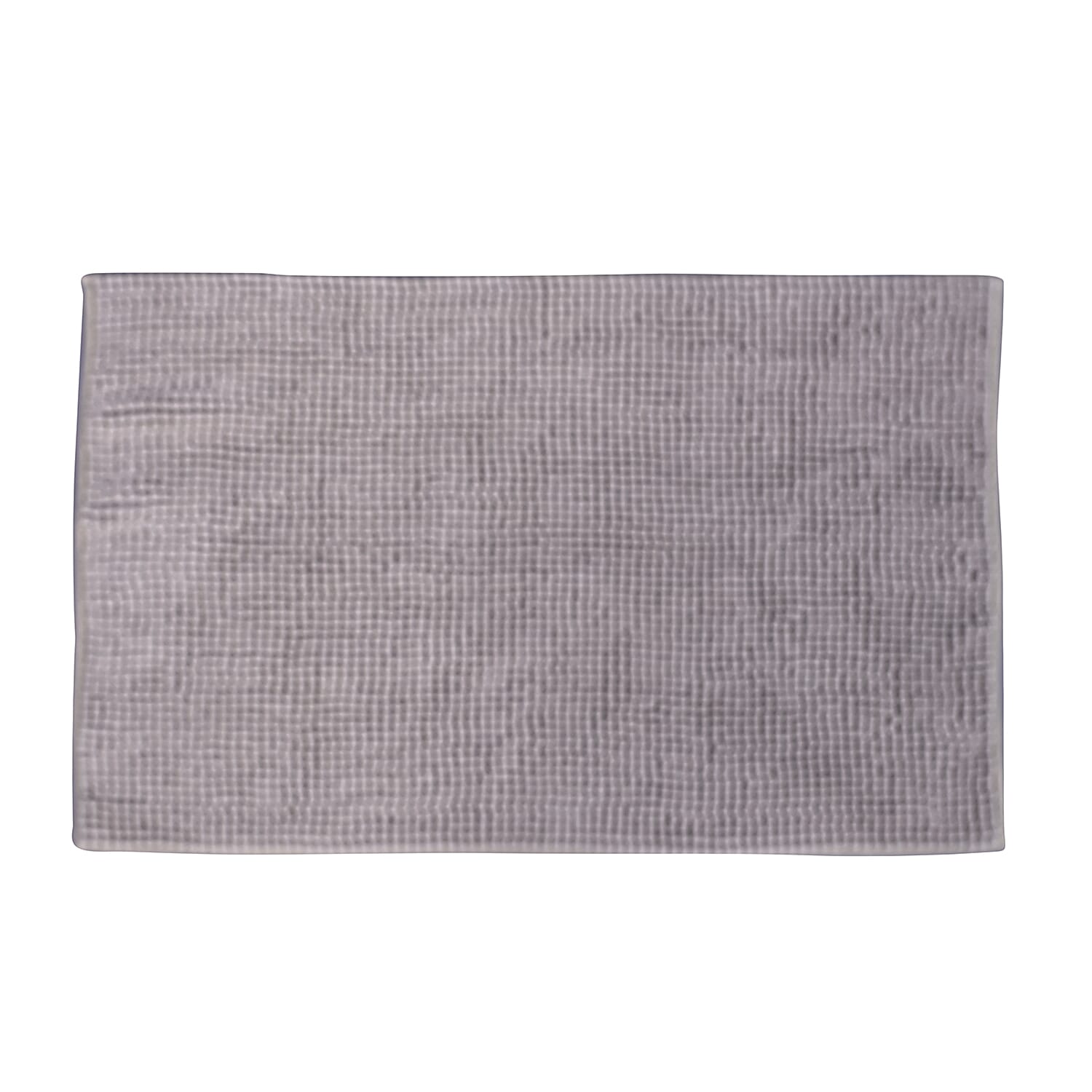 HOMESMART Grey Chenille Bathmat (100% Microfiber)